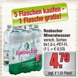 alldrink Rosbacher mineralwasser Angebot