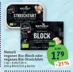 tegut Naturli bio-block Angebot