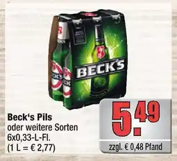 alldrink Beck's pils Angebot