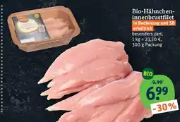 tegut Bio-hähncheninnenbrustfilet Angebot