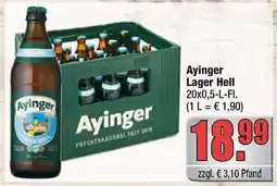 alldrink Ayinger lager hell Angebot