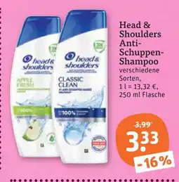tegut Head & shoulders anti-schuppen-shampoo Angebot