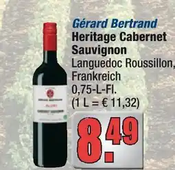 alldrink Gérard bertrand heritage cabernet sauvignon Angebot