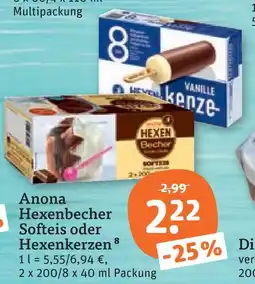 tegut Anona hexenbecher softeis Angebot