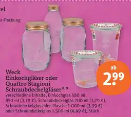 tegut Weck einkochglas Angebot