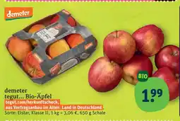 tegut Demeter bio-äpfel Angebot
