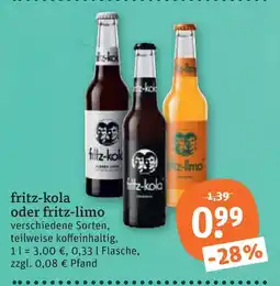 tegut Fritz-kola Angebot