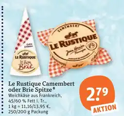 tegut Le rustique camembert Angebot