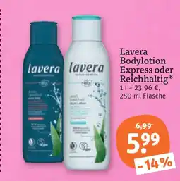 tegut Lavera bodylotion express Angebot