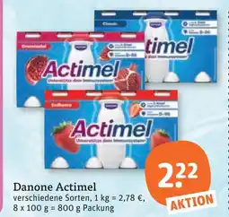 tegut Danone actimel Angebot
