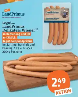 tegut Tegut... landprimus delikatess wiener Angebot