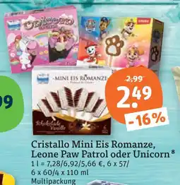 tegut Cristallo mini eis romanze Angebot