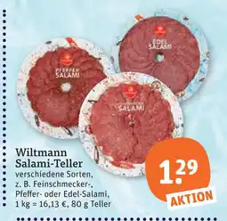 tegut Wiltmann feinschmecker-salami-teller Angebot