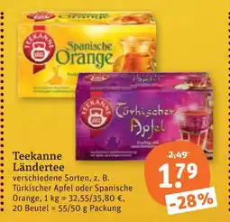 tegut Teekanne länderteee türkischer apfel Angebot