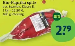 tegut Bio-paprika spitz Angebot