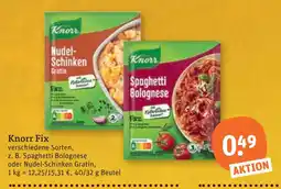 tegut Knorr fix Angebot