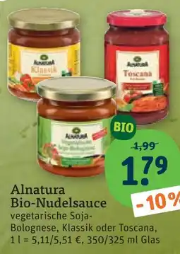 tegut Alnatura vegetarische soja-bolognese Angebot