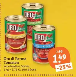 tegut Oro di parma tomaten Angebot