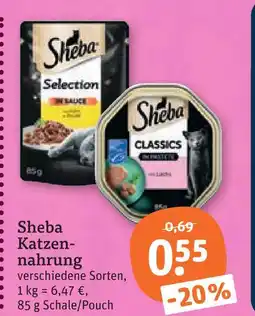 tegut Sheba katzennahrung Angebot
