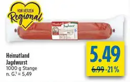 diska Heimatland jagdwurst Angebot
