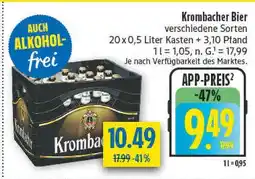 diska Krombacher bier Angebot