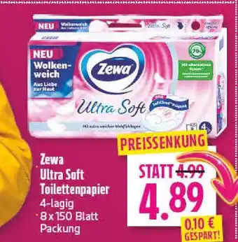 diska Zewa ultra soft toilettenpapier Angebot