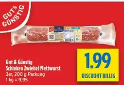 diska Gut & günstig schinken zwiebel mettwurst Angebot