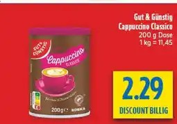 diska Gut & günstig cappuccino classico Angebot