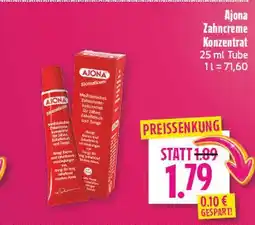 diska Ajona zahncreme konzentrat Angebot