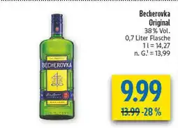 diska Becherovka original Angebot