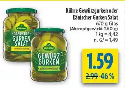 diska Kühne gewürzgurken Angebot