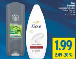 diska Dove duschbad Angebot