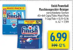 diska Finish powerball maschinengeschirr-reiniger Angebot