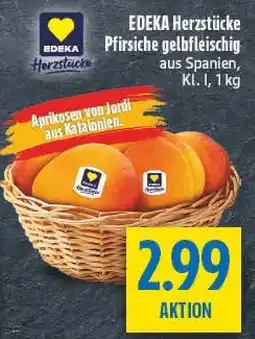 diska Edeka herzstücke pfirsiche gelbfleischig Angebot