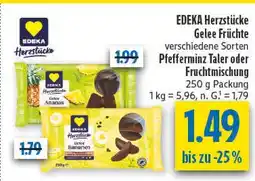 diska Edeka herzstücke gelee früchte pfefferminz taler Angebot