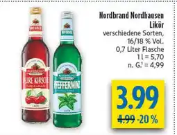 diska Nordbrand nordhausen likör Angebot