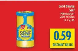 diska Gut & günstig senf Angebot