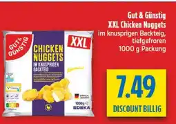 diska Gut & günstig xxl chicken nuggets Angebot