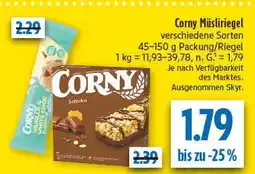 diska Corny müsliriegel Angebot
