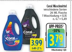diska Coral waschmittel Angebot