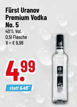 trinkgut Fürst uranov premium vodka no. 5 Angebot