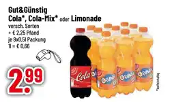 trinkgut Gut&günstig cola-mix oder limonade Angebot