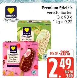 Marktkauf Edeka herzstücke premium stieleis Angebot