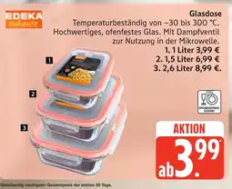 Marktkauf Edeka glasdose Angebot