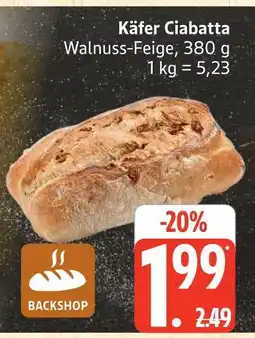 Marktkauf Käfer ciabatta Angebot