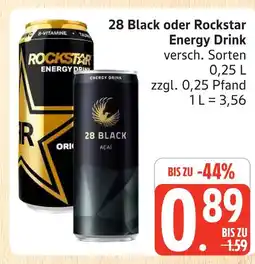 Marktkauf 28 black oder rockstar energy drink Angebot