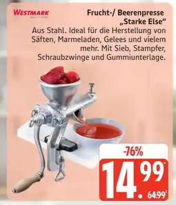 Marktkauf Westmark frucht-/ beerenpresse „starke else“ Angebot