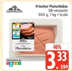 Marktkauf Gutfleisch frischer fleischkäse Angebot