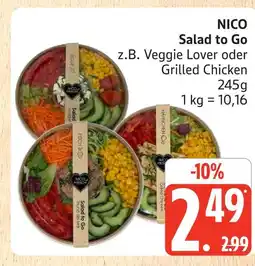 Marktkauf Nico salad to go Angebot