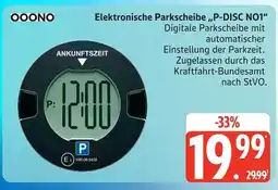 Marktkauf Ooono elektronische parkscheibe „p-disc no1“ Angebot